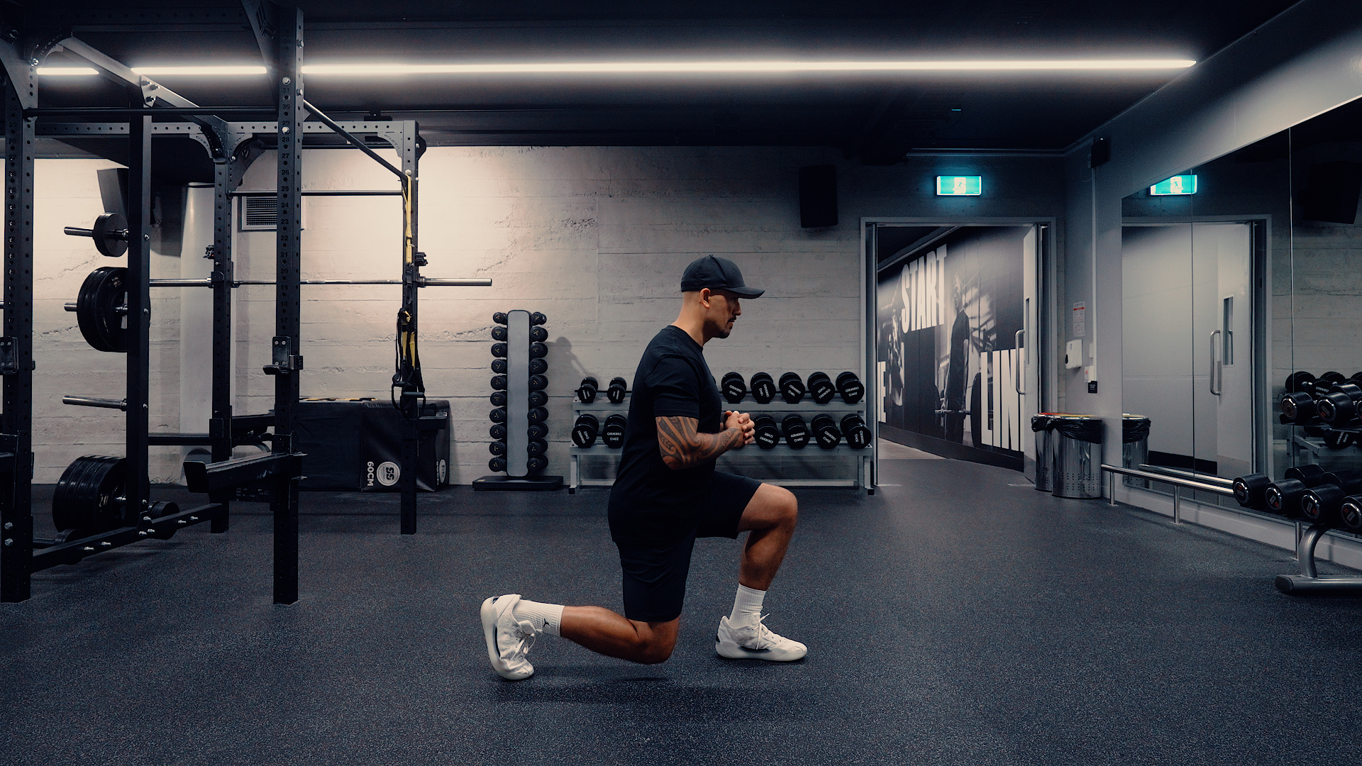 Coaching in session — lunge technique